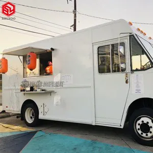 Hot Selling Electric Hot Dog Cart Fast Food Truck Pizza Big Food Van Coffee Truck Halal Dining Car Mobile Food Truck