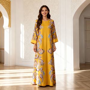 Abaya de mariage de luxe élégante de haute qualité personnalisée pour femmes musulmanes, robe de soirée, fabricant OEM - Product Image 3