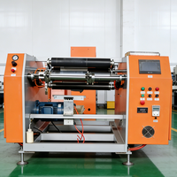 Machine à fabriquer et à rembobiner manuellement des rouleaux de papier aluminium, machine à rembobiner du papier aluminium de qualité alimentaire