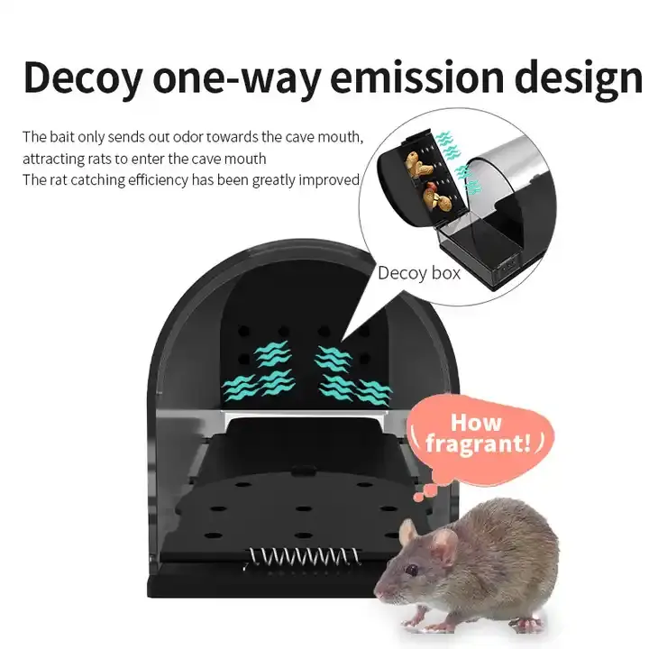 Perangkap tikus dapur rumah tangga penangkap tikus manusia dapat digunakan kembali efektif upgrade baru perangkap tikus plastik terowongan pintar