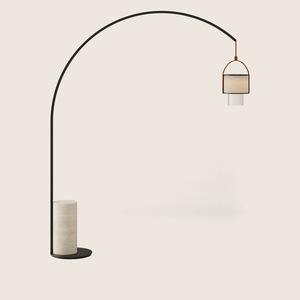 Modern Floor <b>Lamp</b> With Adjustable Height And Led Light Source For Living Room Sofa Area - Product Image 2