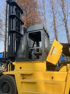 Chariot élévateur Komatsu FD150 15 tonnes FD16 tonnes d'occasion, très demandé, en bon état, machine japonaise, moteur diesel, réparé - Product Image 6