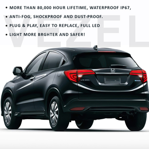 <span class=keywords><strong>Precio</strong></span> <span class=keywords><strong>de</strong></span> Fábrica Nuevo Conjunto <span class=keywords><strong>de</strong></span> Luces Traseras para <span class=keywords><strong>HRV</strong></span> Vezel <span class=keywords><strong>2015</strong></span>-2018 Luces Traseras LED con Señal <span class=keywords><strong>de</strong></span> Giro Secuencial IP67 Impermeable Plug and Play - Product Image 3
