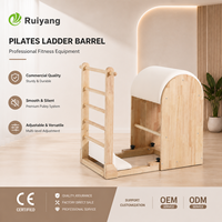 Equipo Profesional de Pilates Ladder Barrel de Madera de Roble para Entrenamiento de Fitness en Estudio o Gimnasio