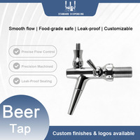 Robinet de bière américain standard en acier inoxydable 304/316, avec poignée, design moderne et portable, couleur et logo personnalisables – Meilleures ventes