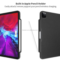 Yeni BSCI Tedarikçisi Çıkarılabilir Kablosuz Dokunmatik Yüzeyli Darbeye Dayanıklı PU Deri Tablet Klavye Kılıfı iPad Pro 11/Air 10.9 için