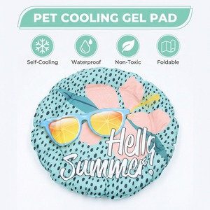 Tapis rafraîchissant d'été pour chiens et chats, imperméable, auto-refroidissant, en gel non toxique, pliable, pour lits, niches et cages - Product Image 2