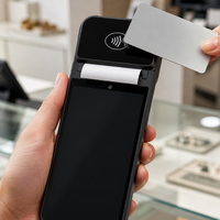 Terminal de point de vente portable Android 12 Go, écran tactile de 5,5 pouces, imprimante thermique de 58 mm, paiement sans contact NFC, 4G WiFi GPS Z92