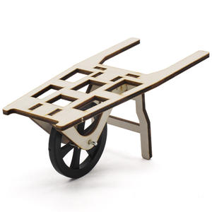 Kit educativo <span class=keywords><strong>de</strong></span> tallo para niños, <span class=keywords><strong>carretilla</strong></span> vintage <span class=keywords><strong>de</strong></span> <span class=keywords><strong>madera</strong></span>, proyecto <span class=keywords><strong>de</strong></span> ciencia DIY, n. ° 1, para niños - Product Image 5