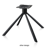 Prix d'usine en gros Cadre de chaise en métal noir Pied Accessoires de meubles Quincaillerie Cadre de chaise de canapé