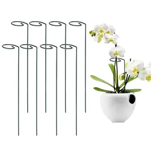 Single Stem Support Stake Plant Cage Support Rings for Flowers garden Plant Support Stakes