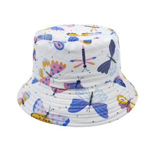 Y304007 – chapeaux de plage d'été en plein air pour enfants, garçon, fille, bébé, Protection contre le soleil <span class=keywords><strong>UV</strong></span>, seau imprimé dessin animé pour enfants - Product Image 4