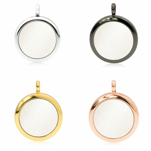 Ciondolo Diffusore di Aromi Personalizzato con <span class=keywords><strong>Segno</strong></span> <span class=keywords><strong>Zodiacale</strong></span> 25mm per Collana con 5 Pad Gratuiti - Product Image 5