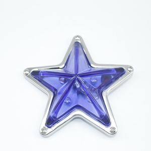 DC 24V Forma de estrella LED Marcador Luz Vidrio real Colorido Amarillo Verde para camión Remolque Autobús Lámparas para <span class=keywords><strong>Scania</strong></span>-Nueva condición - Product Image 1