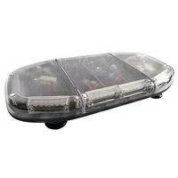 Barra de luces LED rojo y azul, mini Barra de luces LED azul impermeable, mini Barra de luces estroboscópicas LED en la azotea con altavoz y sirenas
