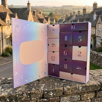 Boîte en carton personnalisée pour calendrier de l'avent, emballage cadeau surprise en papier pour compte à rebours de Noël, vente en gros