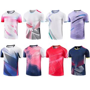 Customized Adult Fitness Gradient Sweat Absorbing Running Table Tennis Badminton Volleyball Suit Short 100% Polyester Breathable - Product Image 1