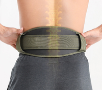Correcteur de posture dorsal léger et réglable, ceinture de soutien dorsal pour l'exercice, pour hommes