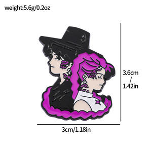 Pin Enamel K-Pop Demon Hunters Grosir Murah Desainer Baru Bros Mewah Topi Pin Kerah Grosir Pin K-Pop Demon Hunters untuk Topi - Product Image 6