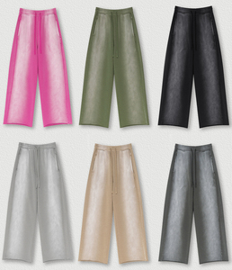 OEM Man <strong>Pants</strong> Acid Wash <strong>Patch</strong> <strong>Work</strong> Cut Edge Raw Hem Wide Leg Sweatpants Unisex Heavyweight Cotton Oversized Baggy Sweatpants Men - Product Image 1
