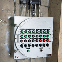 Commutateur de bouton électrique d'alimentation de l'usine Boîte de panneau d'éclairage Boîte de commande antidéflagrante Équipement de distribution électrique