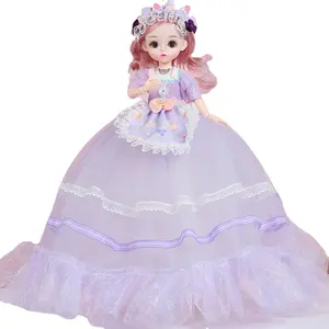 新しい32 cmガーゼドレス人形イエード音楽人形女の子誕生日プレゼント子供のおもちゃ卸売