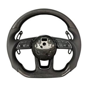 Volante de coche de fibra de carbono al por mayor accesorios de coche para Audi A3 A4 A5 A7 S7 RS7 <span class=keywords><strong>A6</strong></span> S6 RS6 C8 A8 A6L S8 Q6 C8 modelos - Product Image 6