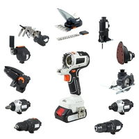 Multi-functional Portable 10 in 1 Electric Drill Household Woodworking Power Tools Set