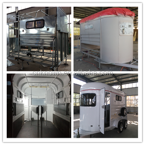 Remorque à chevaux en acier galvanisé de qualité commerciale avec logement, capacité 2 chevaux, pour le transport des propriétaires de chevaux - Product Image 3