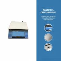 Báscula Electrónica Inteligente de Acero Inoxidable de Alta Precisión Beiheng, Pantalla LCD de 7 Pulgadas, Precisión de 0.1g, Protección IP65