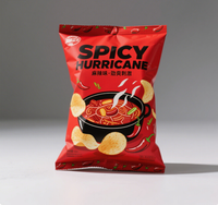 Kolysen feuille d'aluminium stratifiée noix séchées biscuit tortilla chips emballage alimentaire sac d'étanchéité arrière