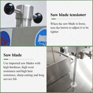 Điện Tự Động Dê Thịt Bò Thịt Nhỏ Đông Lạnh Thịt Ban Nhạc Xương Saw Cut Butcher Máy Cắt - Product Image 4