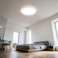 Plafonnier moderne en fer et acrylique à LED pour la maison et le bureau, avec protection IP33 pour balcon