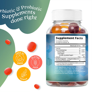 Suplemen serat makanan mendukung anak-anak & dewasa prebiotik dan suplemen Gummies serat probiotik - Product Image 3