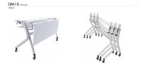 Greatway Bureau moderne portable Bureau d'ordinateur pliable École mobile pliable Table de salle de conférence et de formation