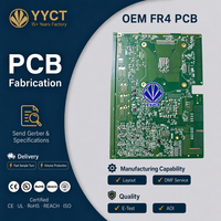 Entreprise de fabrication de circuits imprimés FR4 fiable, certifiée, épaisseur de plaque de 1,6 mm, finition ENIG, carte de commande OEM pour le contrôle industriel