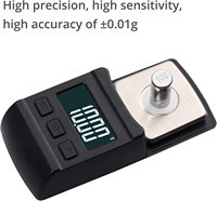 0.01g/100g, échelle de jauge de Force avec rétro-éclairage bleu LCD pour disque vinyle