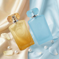 Flacon de parfum vide en verre moderne de 100 ml, design de luxe avec pulvérisateur, qualité supérieure, vente en gros Anding