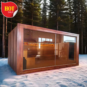 Душевая кабина сауна, Atwivi. Для четырех человек. Традиционная на открытом воздухе комната сауны. Деревянный садовый дом. - Product Image 2