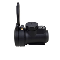 LAMBUL Mini Red Dot Sight à Démontage Rapide QD, Monture Rehausseuse à Profil Bas, Lunette Tactique pour la Chasse en Alliage d'Aluminium avec Capuchon Anti-Éblouissement