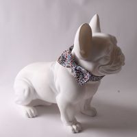 Nouveaux produits pour animaux de compagnie Aming, série drapeau américain, collier pour chien en métal argenté pour la fête de l'indépendance, avec motif étoiles et rayures pour l'été