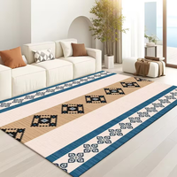 Grand tapis de salon fabriqué à la machine pour la décoration intérieure