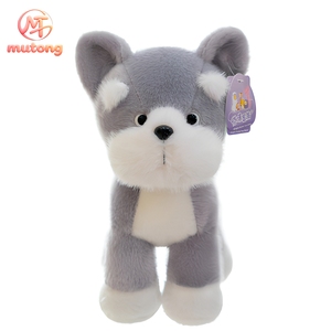 Peluche de <span class=keywords><strong>Perro</strong></span> de Pie, Muñeco de Peluche de <span class=keywords><strong>Perro</strong></span> Gordito al por Mayor con Pellets Pesados en el Interior, para Amantes de las Mascotas, Hogar y Dormitorio - Product Image 1