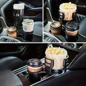Support de tasse de voiture multifonctionnel réglable pour siège avant avec double porte-gobelet et support de téléphone, diffuseur d'aromathérapie - Product Image 6