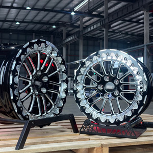 5x112 <strong>5x120</strong> 5x114.3 6x139.7 Polished 15-24 Inches Forged Racing Rim Custom Beadlock Off Road <strong>Wheel</strong> Rims For BMW Nissan GTR - Product Image 5