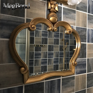 Bền và thanh lịch polyresin Hoàng Gia vương miện tường trang trí Gương phòng tắm treo tường gương cho nhà vệ sinh sử dụng - Product Image 5