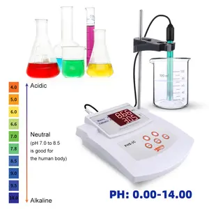 2 in 1 Desktop Ph/temperatura PH meter calibrazione automatica misuratore di acidità analizzatore di qualità dell'acqua