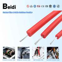 Kabel Silikon BEIDI Tahan Suhu Tinggi UL3239 600V CE untuk Kawat Tembaga Berlapis Timah Inti Tunggal Terpilin