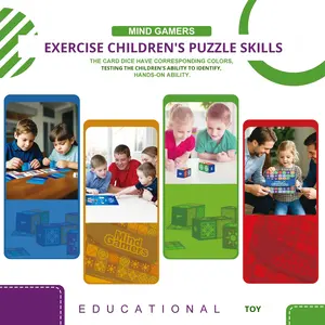 <span class=keywords><strong>Jeu</strong></span> de société éducatif multijoueur de réflexion logique et de brainstorming, blocs de <span class=keywords><strong>jeu</strong></span> de bureau en plastique, vente chaude transfrontalière - Product Image 3