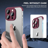Protecteur de cadre d'objectif de caméra étui pare-chocs souple en TPU antichoc couverture arrière véritable coussin d'angle nu pour iPhone 11 12 13 14 Pro 14 Plus
